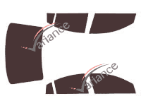 Kit film teinté Mazda Atenza Berline 4 portes (2007 - 2012)