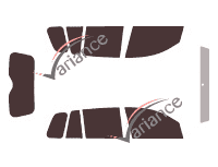 Ford Fusion (1) 5-door tinted film kit (2002 - 2012) Ford Fusion (1) 5-door tinted film kit (2002 - 2012)