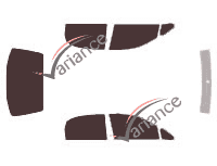 Kit de láminas tintadas para el Suzuki Liana Sedan 4 puertas (2001 - 2007) Kit de láminas tintadas para el Suzuki Liana Sedan 4 puertas (2001 - 2007)