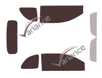 Tinted film kit Fiat 500 (1) Cabriolet 2 doors (since 2009) Tinted film kit Fiat 500 (1) Cabriolet 2 doors (since 2009)