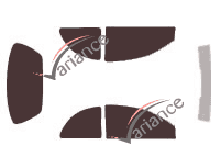 Ford Ka (1) 3-door (1996 - 2008) tinted film kit Ford Ka (1) 3-door (1996 - 2008) tinted film kit