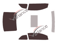 Tinted film kit Kia Forte (1) Koup Coupe 3-door (2009 - 2014) Tinted film kit Kia Forte (1) Koup Coupe 3-door (2009 - 2014)