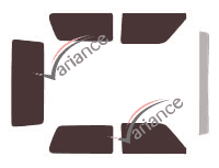 Kit pellicola colorata Lada Niva 3 porte (dal 1992) Kit pellicola colorata Lada Niva 3 porte (dal 1992)