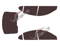 Proton Gen-2 5-door tinted film kit (2004 - 2013) Proton Gen-2 5-door tinted film kit (2004 - 2013)