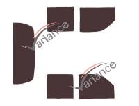 Chevrolet Kodiak 4 door tinted film kit (2003 - 2010) Chevrolet Kodiak 4 door tinted film kit (2003 - 2010)