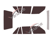 Tinted film kit Opel Corsa (A) 5-door (1983 - 1993) Tinted film kit Opel Corsa (A) 5-door (1983 - 1993)