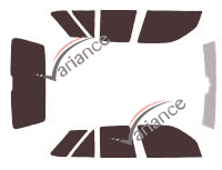 Tinted film kit Fiat Tipo (2) 5 doors (1988 - 1996) Tinted film kit Fiat Tipo (2) 5 doors (1988 - 1996)