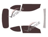 Kit pellicola oscurata Hyundai i20 (1) 3 porte (2009 - 2015) Kit pellicola oscurata Hyundai i20 (1) 3 porte (2009 - 2015)