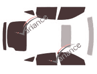 Honda Accord (8) Crosstour 5-door tinted film kit (2010 - 2018) Honda Accord (8) Crosstour 5-door tinted film kit (2010 - 2018)