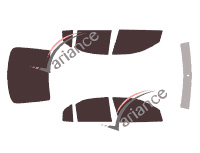 Ford Mondeo (2) 5-door (2000 - 2007) tinted film kit Ford Mondeo (2) 5-door (2000 - 2007) tinted film kit