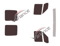 Tinted film kit Fiat Ducato (1) 4-door van (1994 - 2006) Tinted film kit Fiat Ducato (1) 4-door van (1994 - 2006)