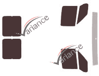 Tinted film kit Fiat Ducato (1) 4-door van (1994 - 2006) Tinted film kit Fiat Ducato (1) 4-door van (1994 - 2006)