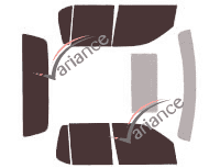 Ford Explorer (4) Sport Trac Pick-up 4 porte kit pellicola colorata (2006 - 2012)