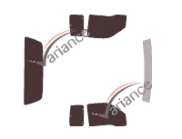 Ford F-Series (11) Extended Cab 2-door Pick-up (2003 - 2008) tinted film kit Ford F-Series (11) Extended Cab 2-door Pick-up (2003 - 2008) tinted film kit