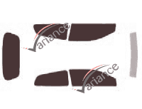 Honda Civic (7) Type-R 3-door (2001 - 2007) tinted film kit Honda Civic (7) Type-R 3-door (2001 - 2007) tinted film kit