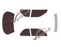 Tinted film kit Honda Accord (4) Coupé 2 doors (1990 - 1994) Tinted film kit Honda Accord (4) Coupé 2 doors (1990 - 1994)