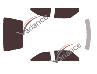 Tinted film kit Honda Accord (2) Coupé 3 doors (1982 - 1985) Tinted film kit Honda Accord (2) Coupé 3 doors (1982 - 1985)