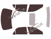 Tinted film kit Honda Accord (6) Sedan 4 doors (1998 - 2003) Tinted film kit Honda Accord (6) Sedan 4 doors (1998 - 2003)