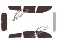 Honda Accord (7) 5-door Estate (2003 - 2008) tinted film kit Honda Accord (7) 5-door Estate (2003 - 2008) tinted film kit