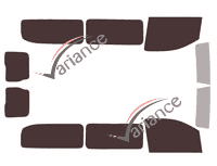 Tinted film kit Fiat Talento (3) Long 5/6 doors (since 2020) Tinted film kit Fiat Talento (3) Long 5/6 doors (since 2020)