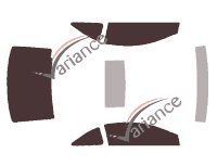 Tinted film kit Honda Civic (8) Coupe 2 doors (2005 - 2011) Tinted film kit Honda Civic (8) Coupe 2 doors (2005 - 2011)