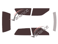 Tinted film kit Honda Civic (4) 3 doors (1988 - 1991) Tinted film kit Honda Civic (4) 3 doors (1988 - 1991)