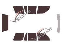 Honda CR-V (1) 5-door (1995 - 2001) tinted film kit Honda CR-V (1) 5-door (1995 - 2001) tinted film kit