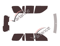 Honda CR-V (2) 5-door (2001 - 2007) tinted film kit Honda CR-V (2) 5-door (2001 - 2007) tinted film kit