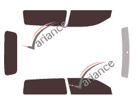 Honda HR-V (1) 3 doors (1999 - 2005) tinted film kit Honda HR-V (1) 3 doors (1999 - 2005) tinted film kit