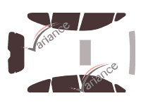 Honda Stream 5 porte kit pellicola colorata (2001 - 2006) Honda Stream 5 porte kit pellicola colorata (2001 - 2006)