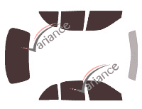 Tinted film kit Hyundai Accent (1) 4-door sedan (1994 - 2000) Tinted film kit Hyundai Accent (1) 4-door sedan (1994 - 2000)