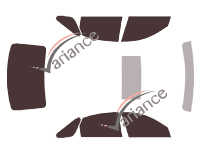 Tinted film kit Hyundai Azera (4) 4-door sedan (2005 - 2011) Tinted film kit Hyundai Azera (4) 4-door sedan (2005 - 2011)