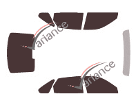 Hyundai Elantra (3) 5-door (2000 - 2008) tinted film kit Hyundai Elantra (3) 5-door (2000 - 2008) tinted film kit