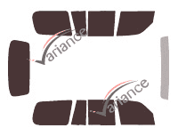 Hyundai Terracan 5-door tinted film kit (2001 - 2008)