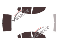 Hyundai Accent (3) 4-door sedan (2006 - 2011) tinted film kit Hyundai Accent (3) 4-door sedan (2006 - 2011) tinted film kit