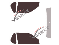 Isuzu Amigo Pick-up 2 door tinted film kit (1998 - 2004) Isuzu Amigo Pick-up 2 door tinted film kit (1998 - 2004)