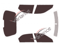 Tinted film kit Alfa Romeo 156 Sedan 4 doors (1997 - 2006) Tinted film kit Alfa Romeo 156 Sedan 4 doors (1997 - 2006)