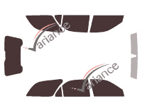 Tinted film kit Lancia Lybra Break 5 doors (1998 - 2005)