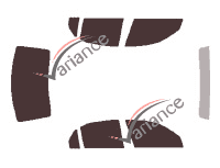 Kit de láminas tintadas Lancia Thesis Sedán 4 puertas (2001 - 2010) Kit de láminas tintadas Lancia Thesis Sedán 4 puertas (2001 - 2010)