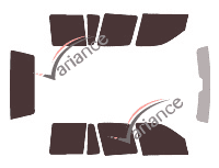 Tönungsfolien-Kit Land Rover Freelander (1) 5-türig (1998 - 2006) Tönungsfolien-Kit Land Rover Freelander (1) 5-türig (1998 - 2006)