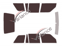 Tönungsfolienkit Land Rover Range Rover (2) 5-türig (1994 - 2002) Tönungsfolienkit Land Rover Range Rover (2) 5-türig (1994 - 2002)