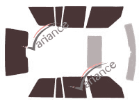 Tönungsfolien-Kit Land Rover Range Rover (3) 5-türig (2002 - 2012) Tönungsfolien-Kit Land Rover Range Rover (3) 5-türig (2002 - 2012)