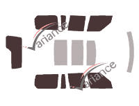 Land Rover LR3 Discovery 5 door tinted film kit (2004 - 2009) Land Rover LR3 Discovery 5 door tinted film kit (2004 - 2009)