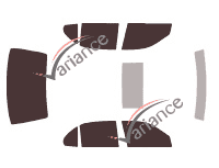 Tinted film kit Lexus LS (3) 4-door sedan (2000 - 2006) Tinted film kit Lexus LS (3) 4-door sedan (2000 - 2006)