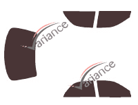 Tinted film kit Lexus ES (3) 4-door sedan (1996 - 2002) Tinted film kit Lexus ES (3) 4-door sedan (1996 - 2002)