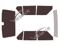 Tinted film kit Bmw Serie 5 / i5 (1) 4-door sedan (1972 - 1987) Tinted film kit Bmw Serie 5 / i5 (1) 4-door sedan (1972 - 1987)