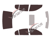 Kit de láminas tintadas Lexus GS (2) sedán de 4 puertas (1997 - 2005) Kit de láminas tintadas Lexus GS (2) sedán de 4 puertas (1997 - 2005)