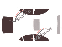 Tinted film kit Lexus IS (2) 4-door sedan (2005 - 2013) Tinted film kit Lexus IS (2) 4-door sedan (2005 - 2013)