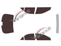 Mazda tinted film kit 6 (1) Sedan 4 doors (2001 - 2007) Mazda tinted film kit 6 (1) Sedan 4 doors (2001 - 2007)