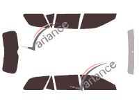 Mazda 6 (1) 5-door station wagon (2001 - 2008) tinted film kit Mazda 6 (1) 5-door station wagon (2001 - 2008) tinted film kit